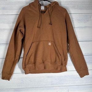 Tan/Burnt Orange Carhartt Hoodie size S